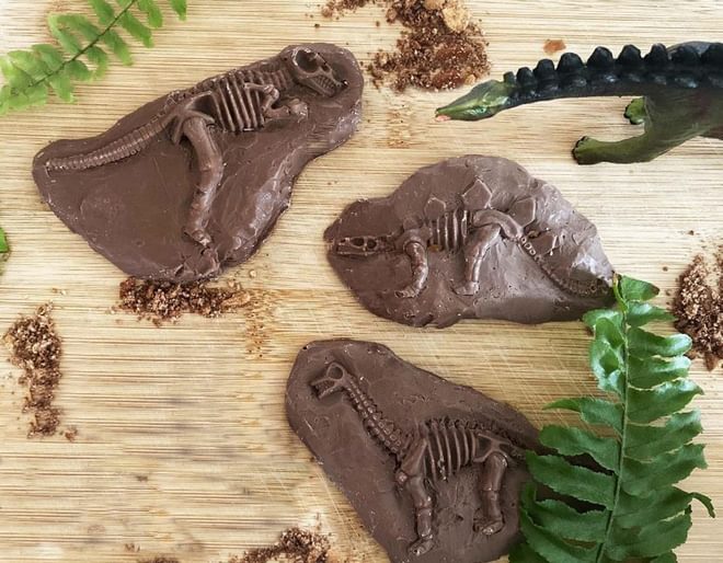Chocolate dinosaurs
