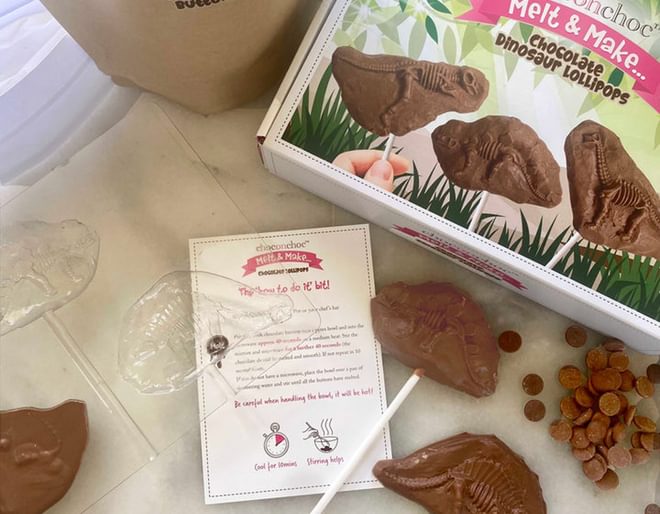 Melt & Make Dinosaur Lollies