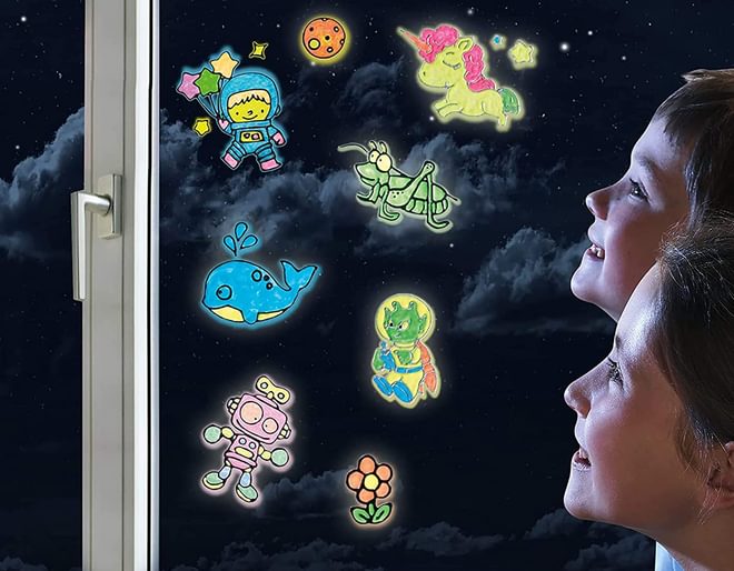 Brainstorm Glow Window Art
