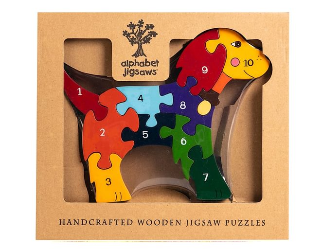 Wooden Dog Number Jigsaw