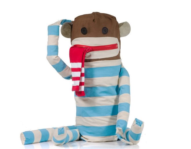 Sock Monkey Laundry Bag