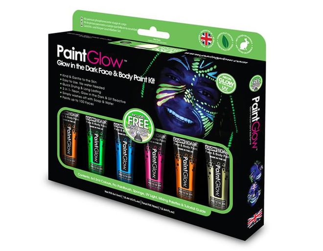 PaintGlow glow in the dark face & body paint