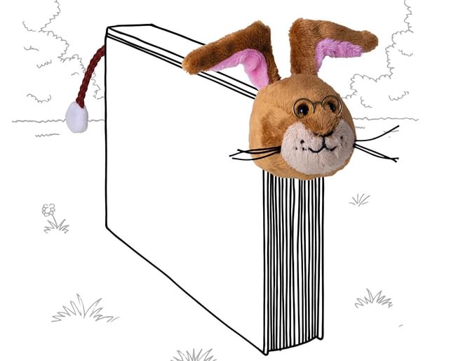 Rabbit Book-Tail Bookmark If