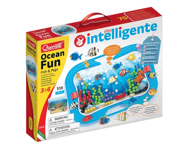 Quercetti Ocean Fun Fish & Pegs