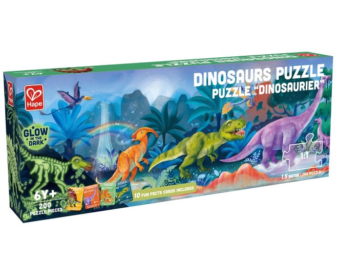 Hape Dinosaur Glow in The Dark Puzzle
