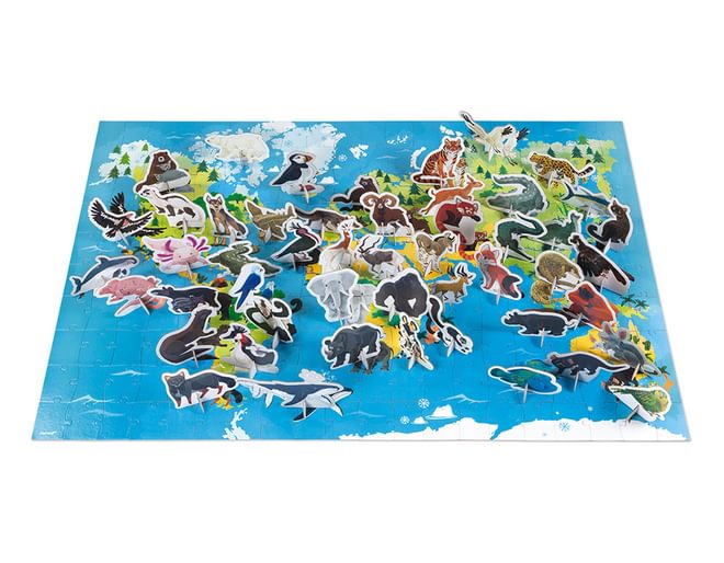 Endangered Animal Puzzle Figures