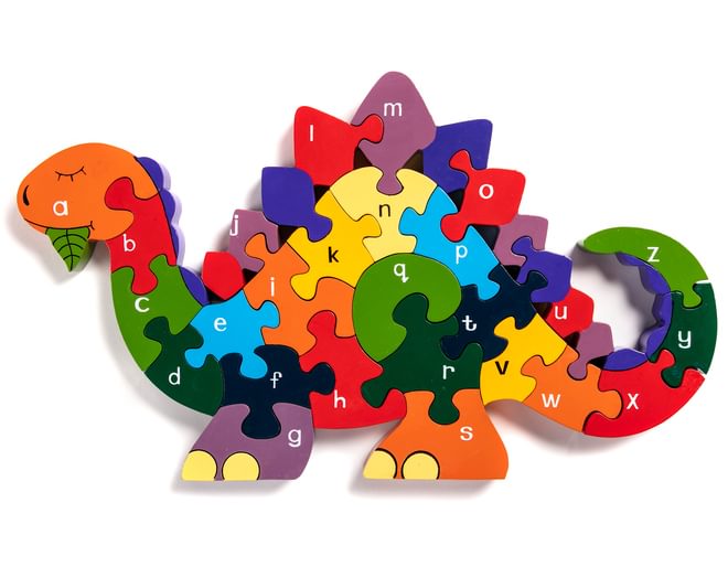 Alphabet Dinosaur Wooden Jigsaw Puzzle