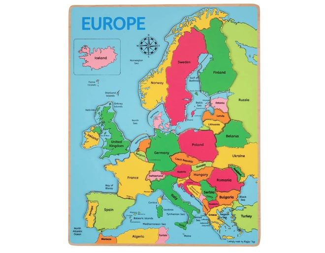 Bigjigs Europe Jigsaw Puzzle