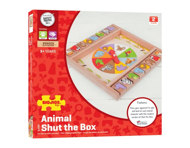 Bigjigs Animal Shut the Box