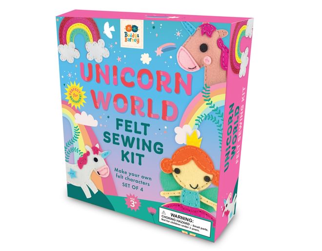 Unicorn World Felt Sewing Kit Lifestyle