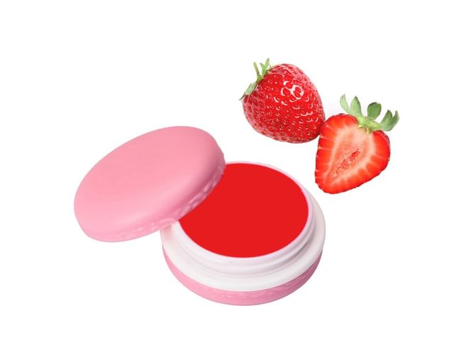 Strawberry Macaroon Lip Balms