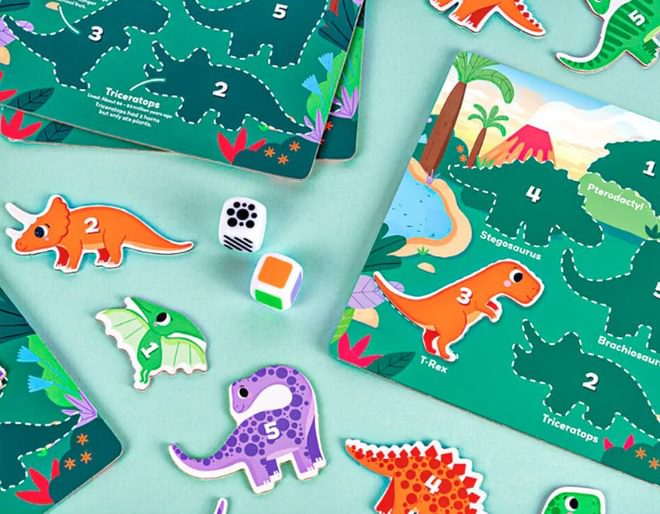 Professor Puzzle Roll-a-Saurus