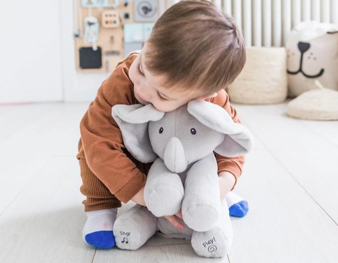 Flappy the Elephant Peek a boo Plush Girls Aged 3