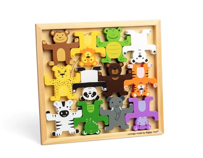 Bigjigs Wild Wooden Stacker