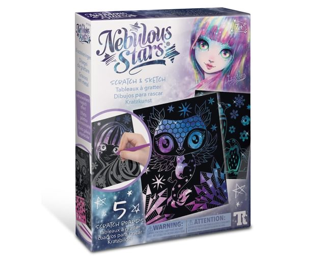 Nebulous Stars Scratch and Sketch Art