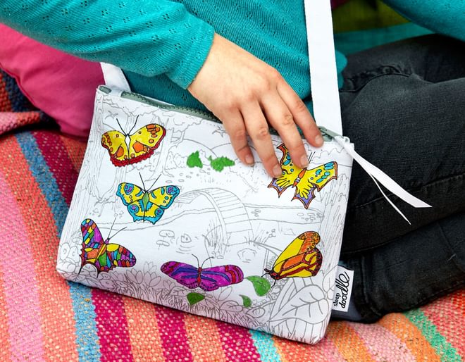 Butterfly Crossbody Bag Doodle your own