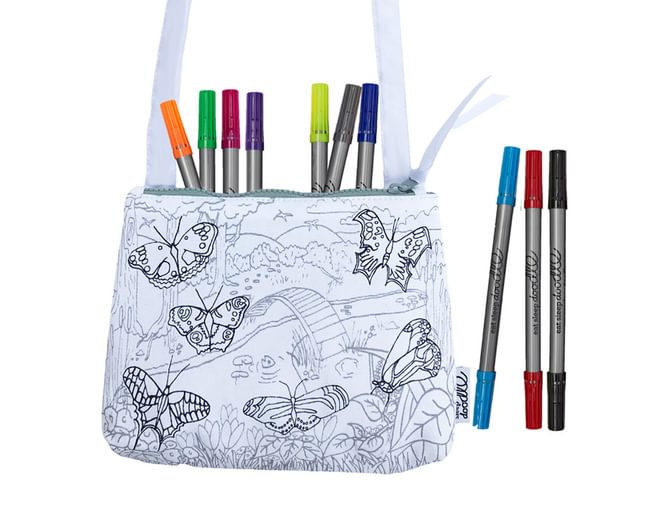 Butterfly Crossbody Bag Eat Sleep Doodle