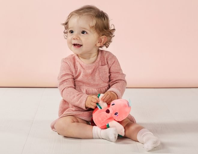 Lilliputiens Anais Cuddly Flamingo