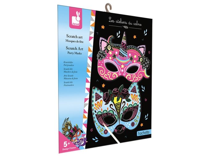Scratch Art Party Masks