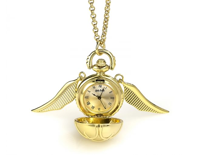Harry Potter Golden Snitch Watch Necklace