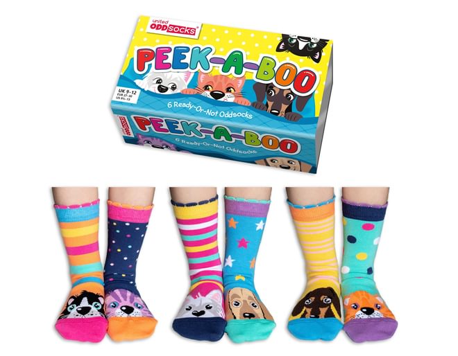 Peek-A-Boo - Six Odd Socks