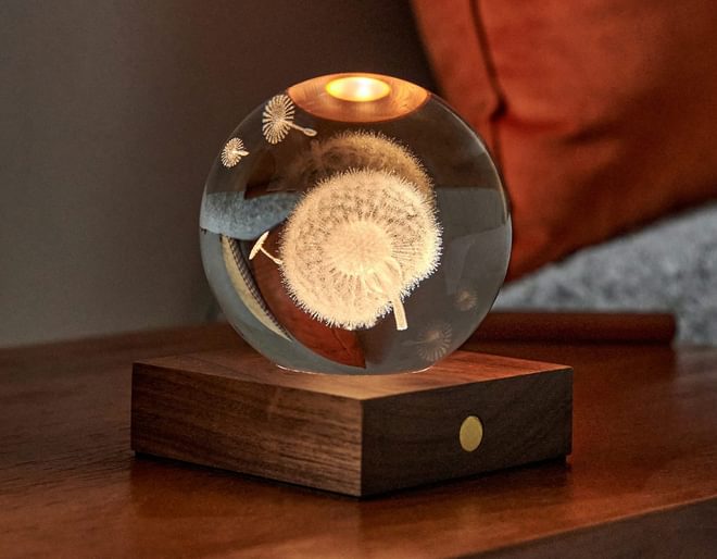 Gingko Dandelion Crystal Light