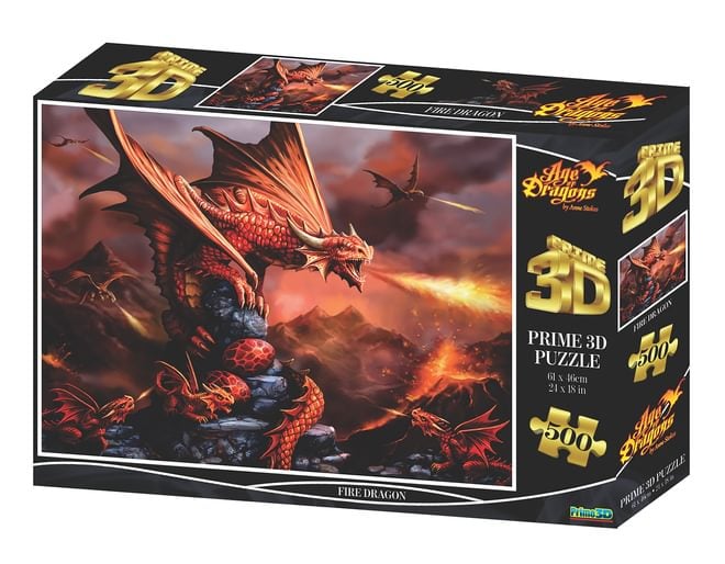 Fire Dragon 3D Puzzle