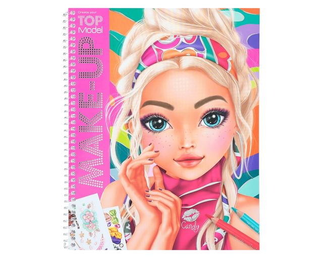 Top Model Make Up Colouring Book
