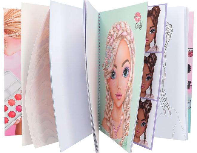 Depesche Top Model Make Up Colouring Book
