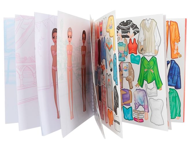 Top Model Dress Up Stickerbook