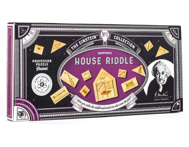 Einstein's House Riddle Wooden Puzzle