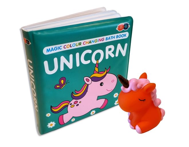 Bath Unicorn Book & Toy