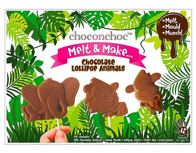 Choc on Choc Melt & Make - Chocolate Lollipop Animals