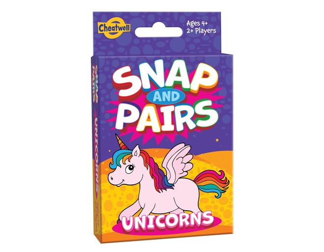 Unicorn Snap and Pairs Card Game