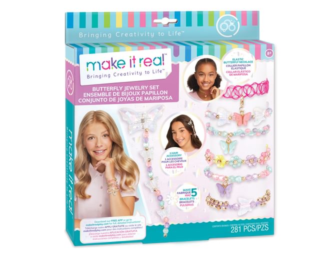 Make It Real Butterfly Jewellery Set