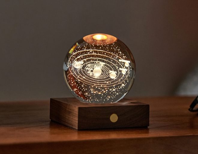 Solar System Crystal Light