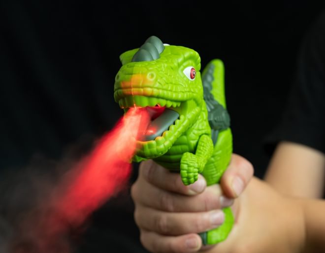 Fire breathing sales dinosaur toy