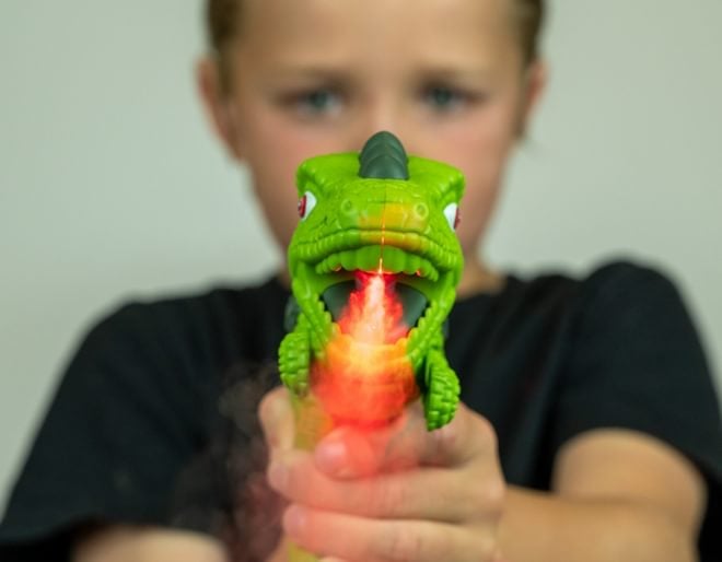 Funtime Gifts Fire Breathing Dinosaur Shooter