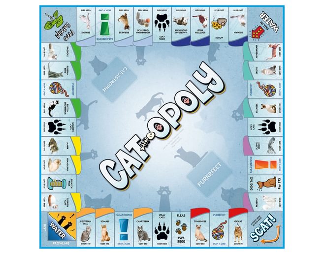 Cat-Opoly Board Game