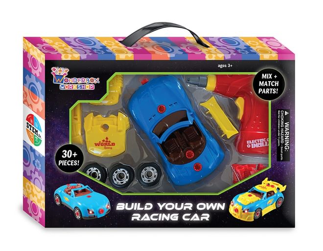 Build Your Own Racing Car 30 pieces