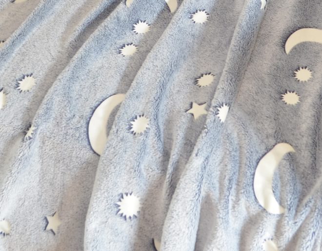 Glow in the dark space blanket