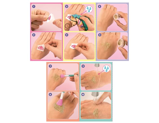 Glitter Tattoo Set