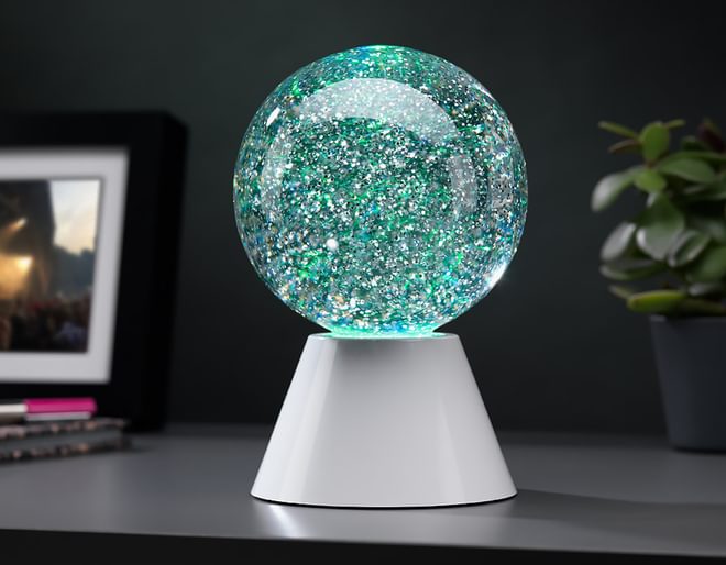 Spinning Glitter Ball Light