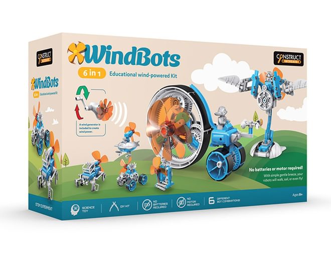 Windbots 6 in 1 Wind Powered Kit