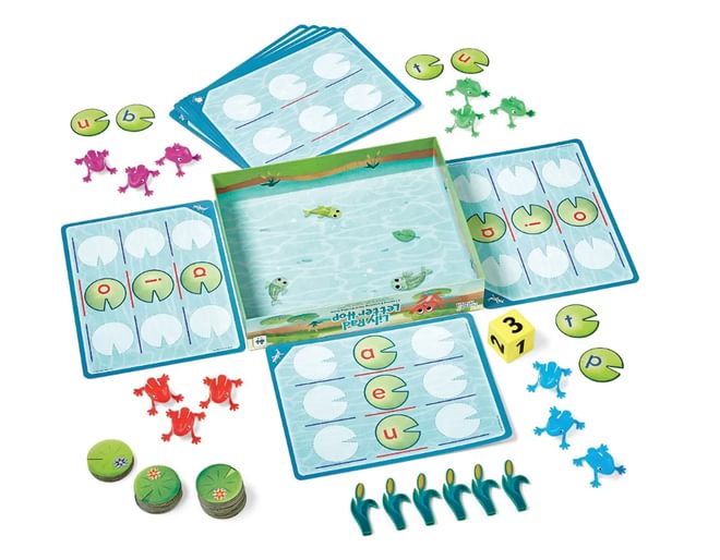 Lily Pad Letter Hop Word-Building Game