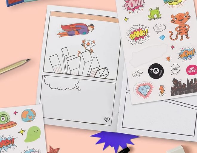 Comic Book Kit Contents