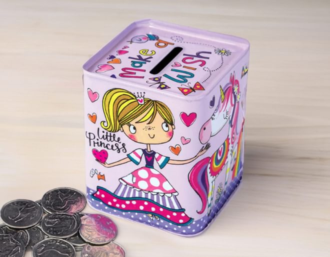 Princess & Unicorn Money Box