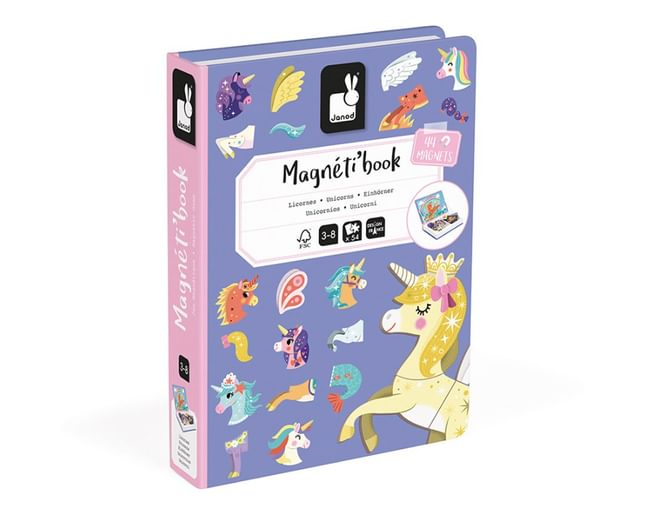 Janod Unicorn Magneti'book