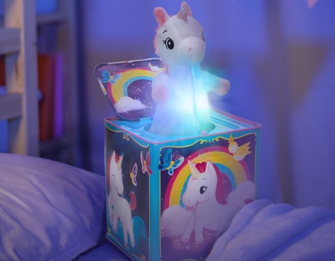 Pop & Glow Unicorn Jack in the Box