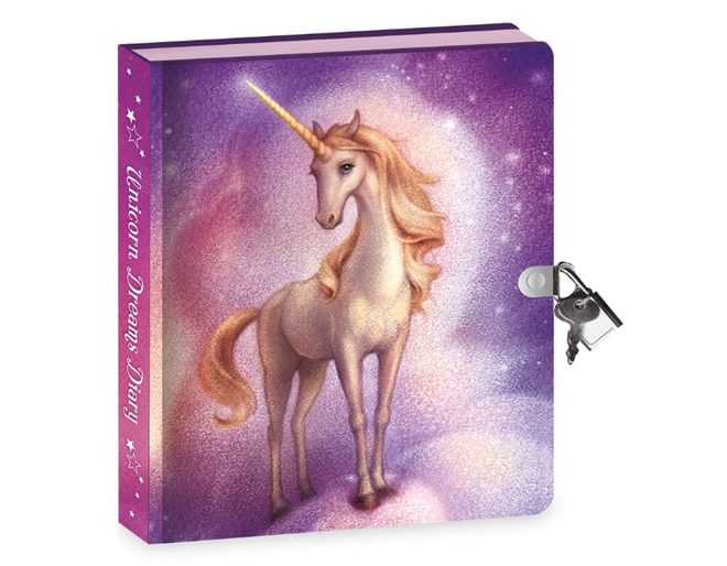Unicorn Dreams Lock & Key Diary